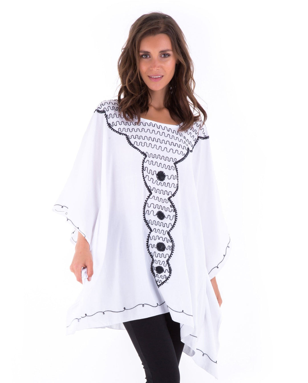 Tunic Top with Beautiful Embroidery - Love ShuShi