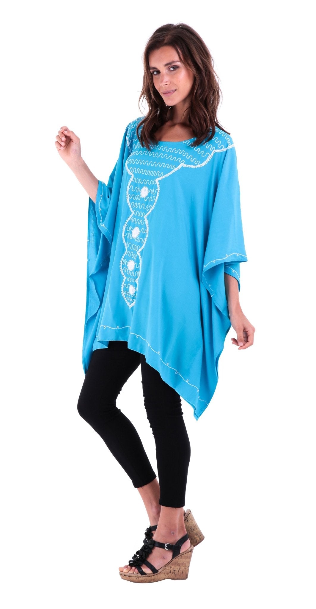 Tunic Top with Beautiful Embroidery - Love ShuShi