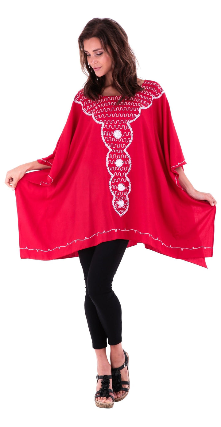 Tunic Top with Beautiful Embroidery - Love ShuShi