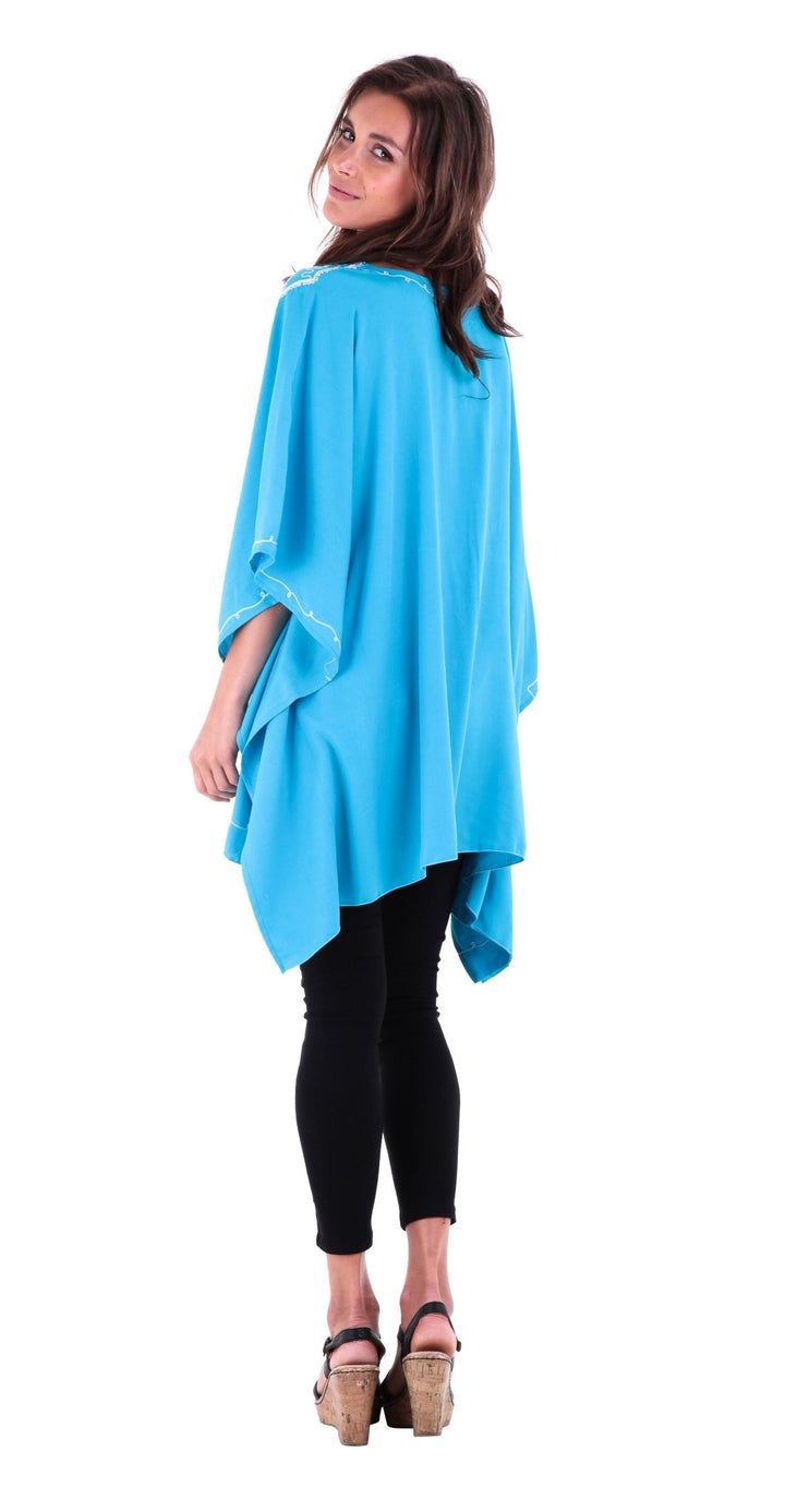 Tunic Top with Beautiful Embroidery - Love ShuShi