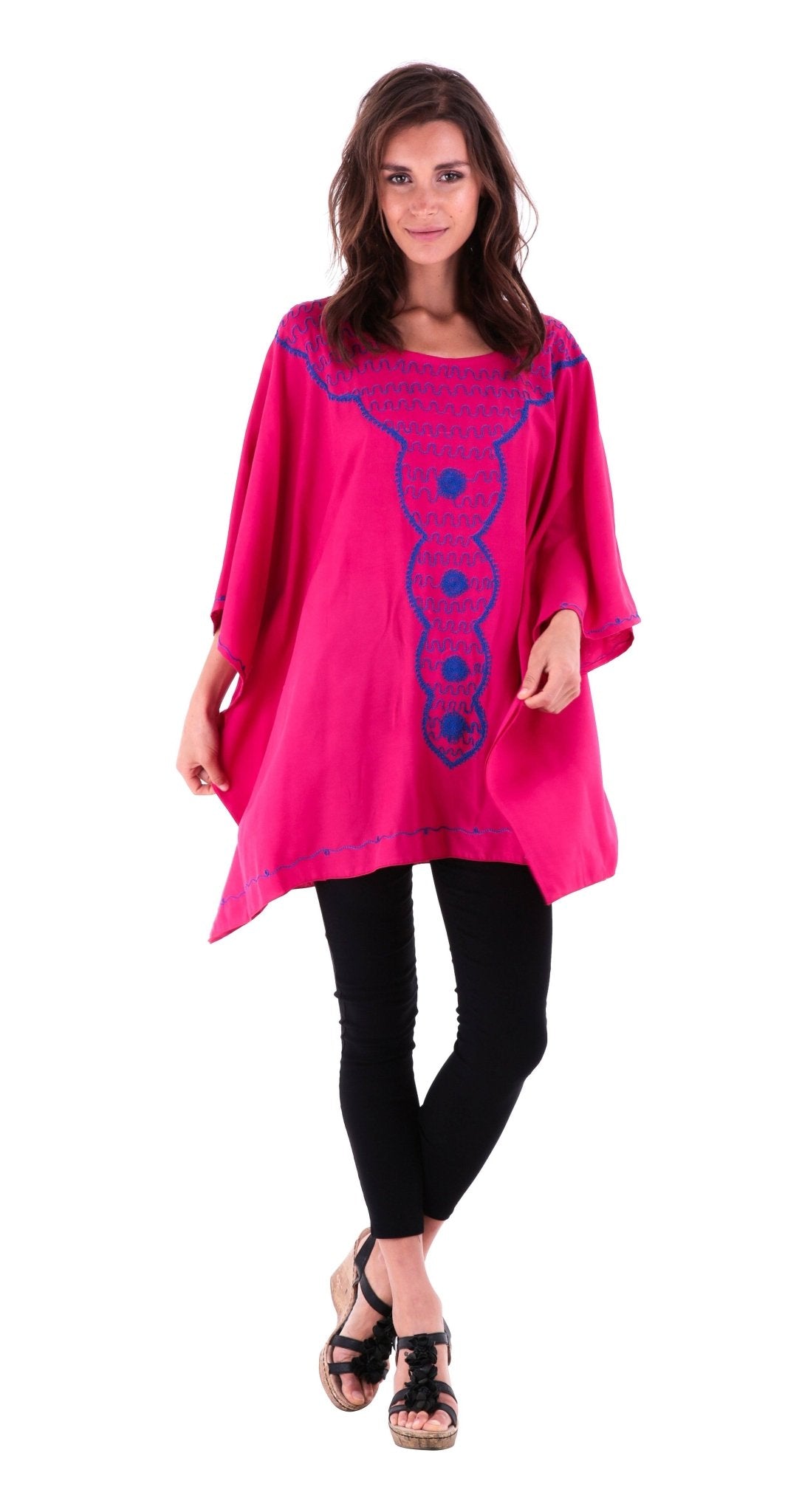 Tunic Top with Beautiful Embroidery - Love ShuShi