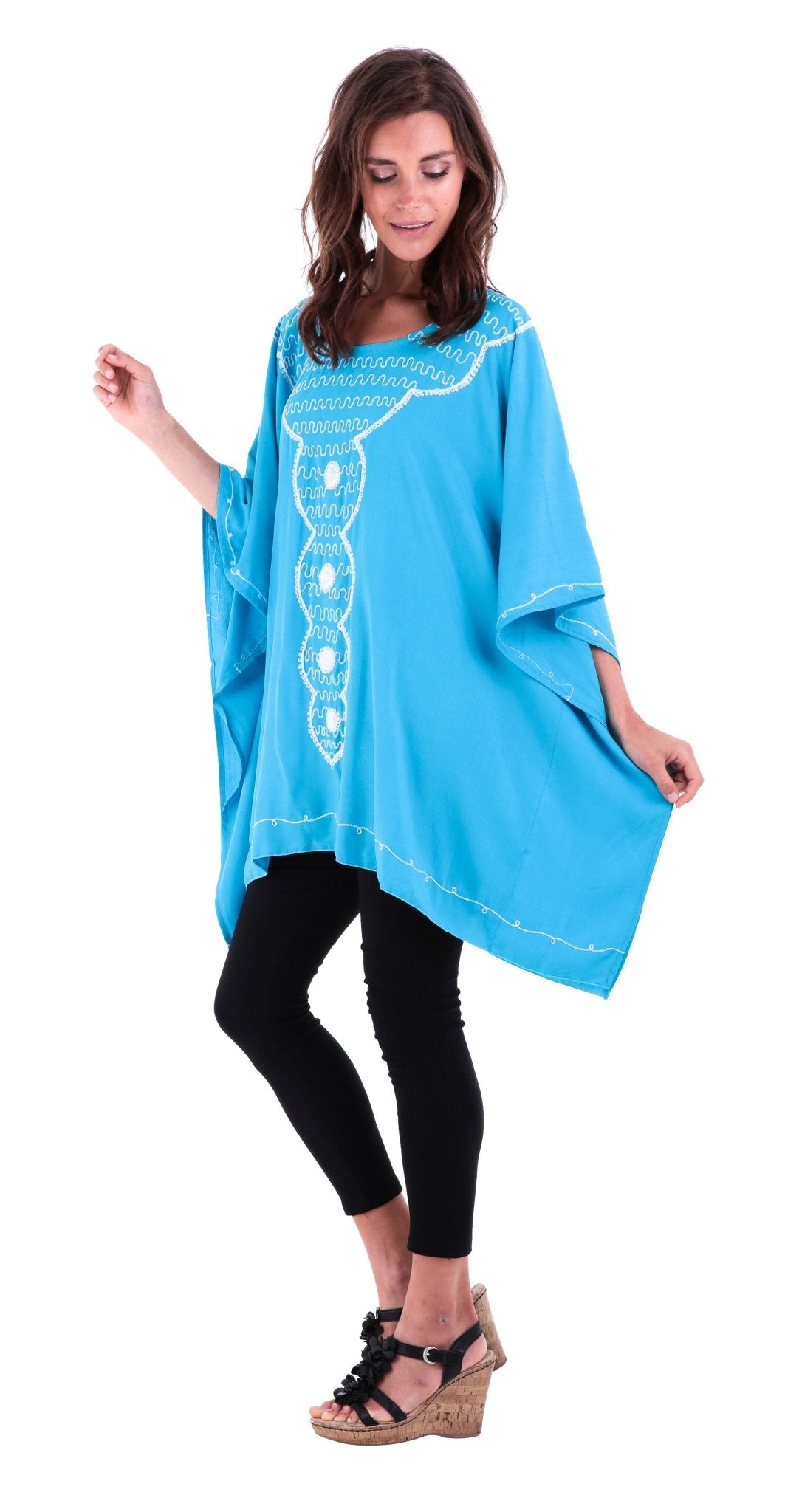 Tunic Top with Beautiful Embroidery - Love ShuShi