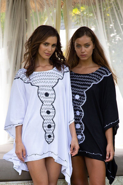 Tunic Top with Beautiful Embroidery Love ShuShi