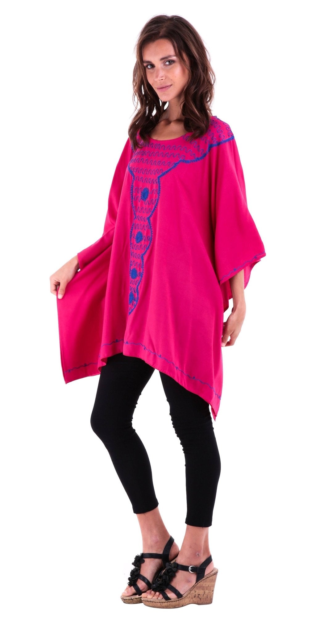 Tunic Top with Beautiful Embroidery - Love ShuShi