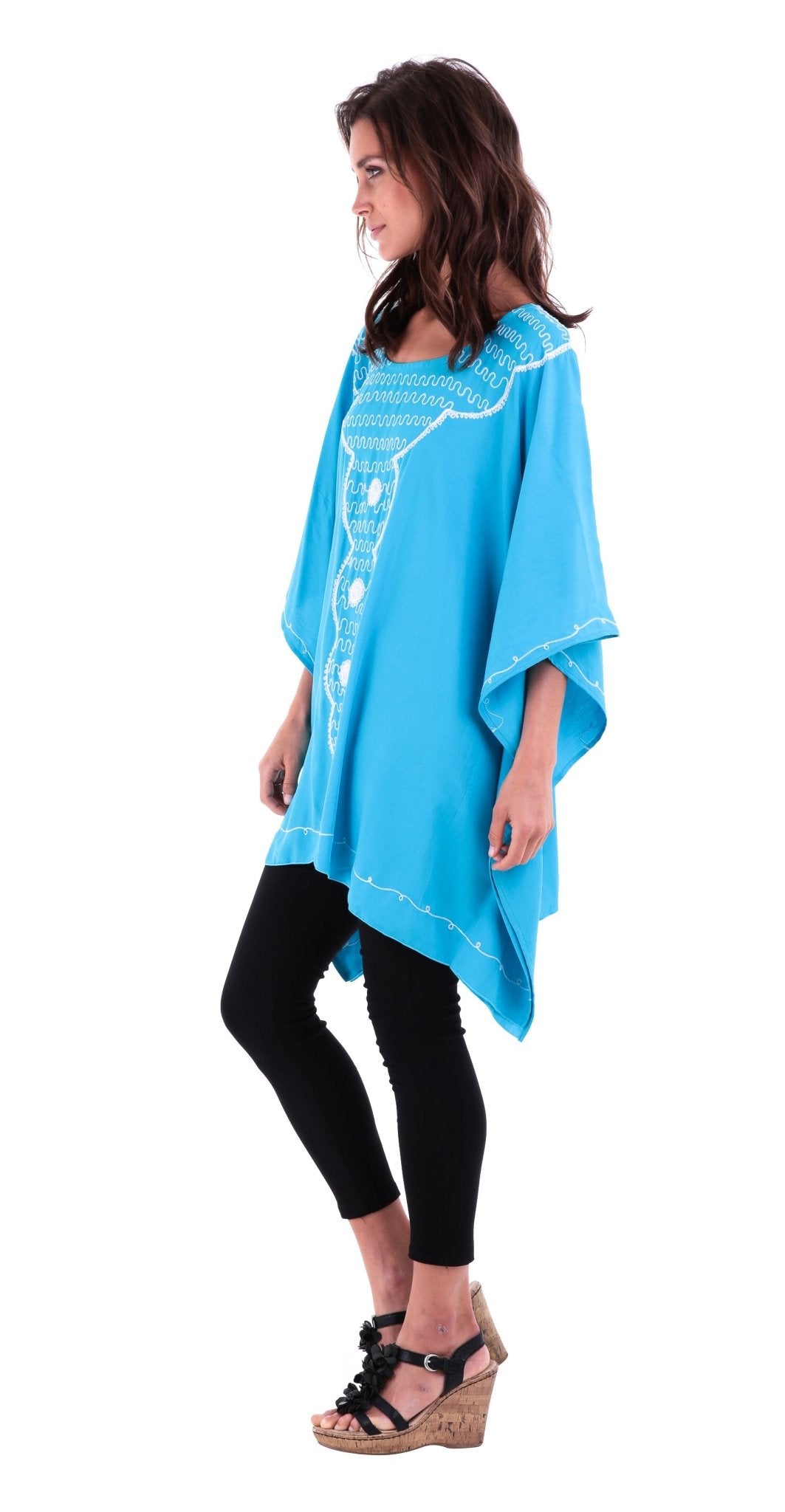 Tunic Top with Beautiful Embroidery - Love ShuShi