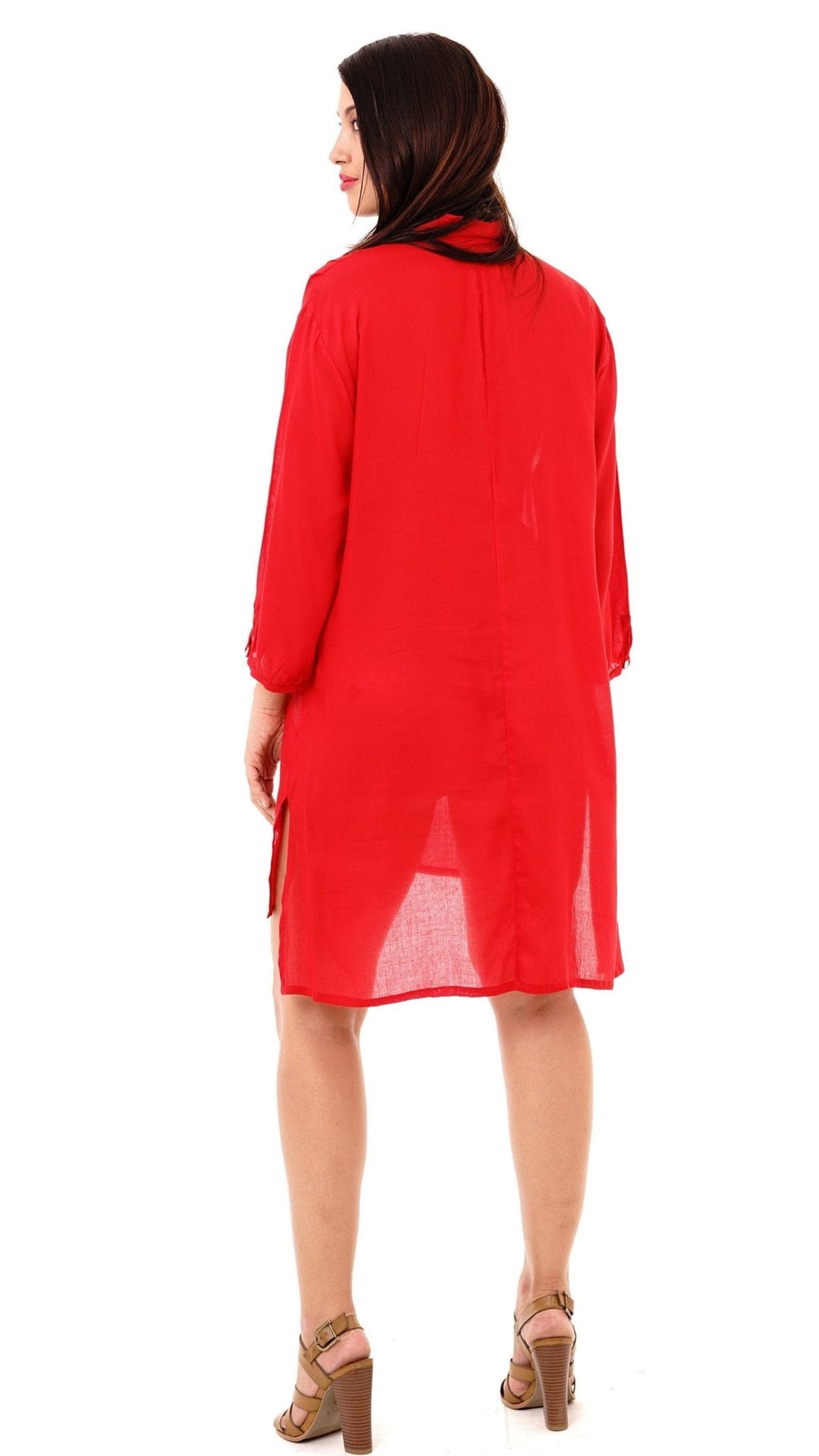 Veronica Loose Fitting Shirt Dress - Love ShuShi