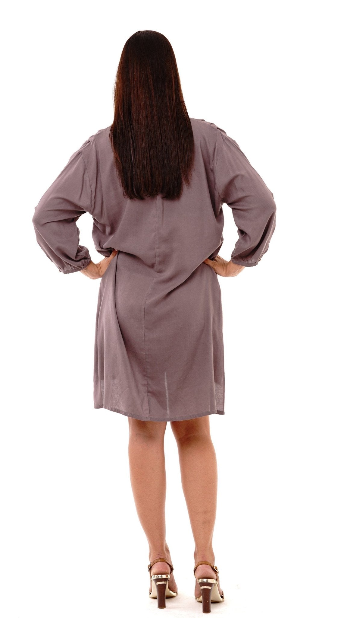 Veronica Loose Fitting Shirt Dress - Love ShuShi