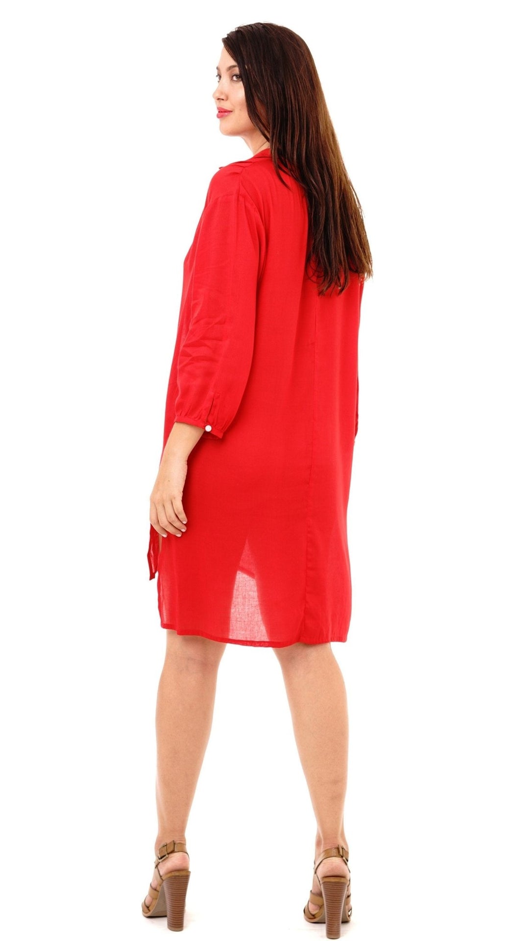 Veronica Loose Fitting Shirt Dress - Love ShuShi