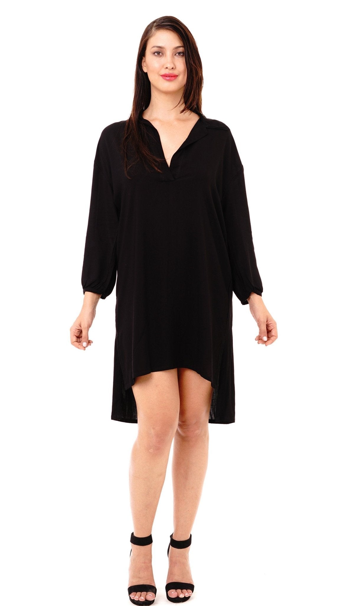 Veronica Loose Fitting Shirt Dress - Love ShuShi