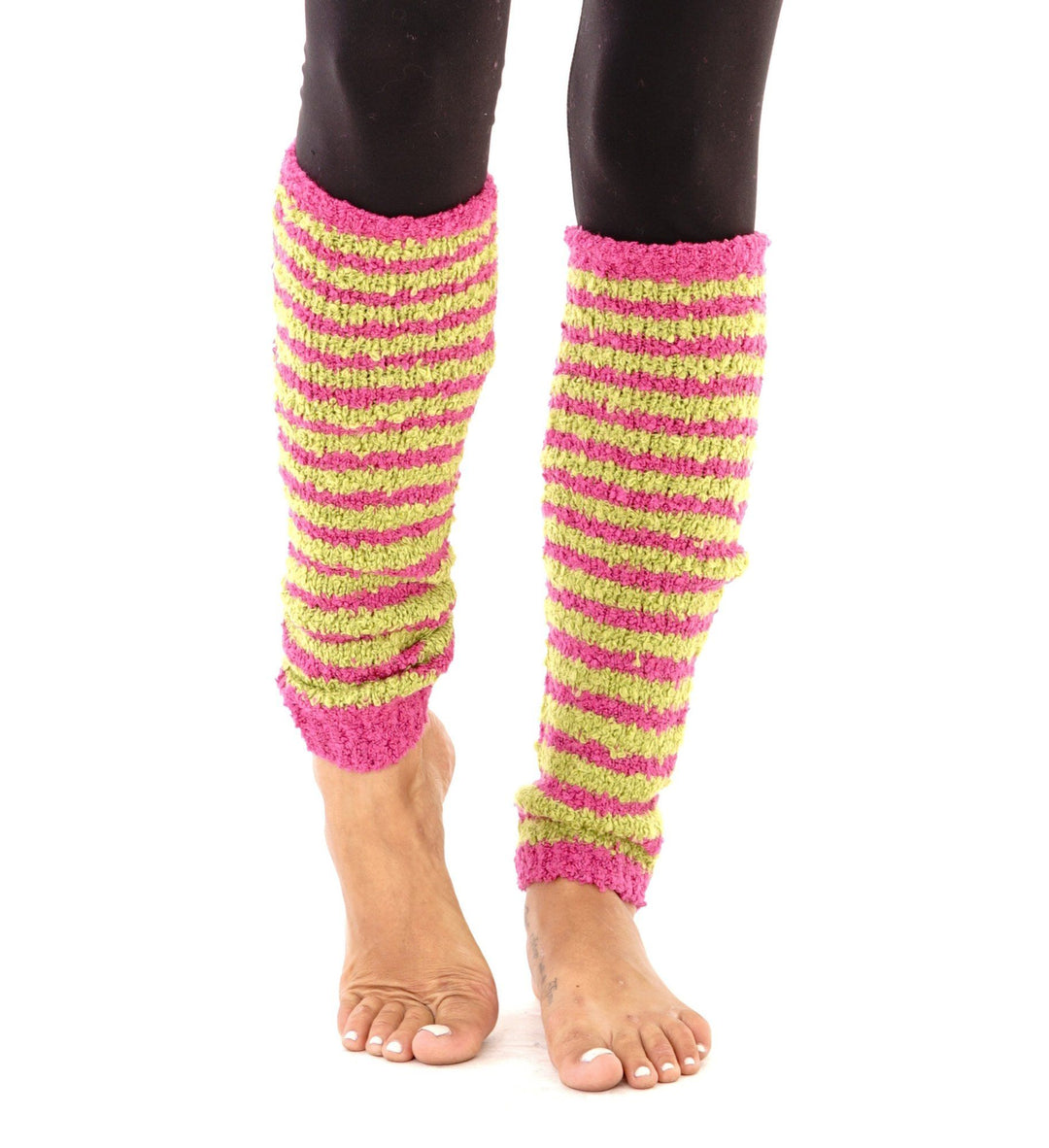 Womens Fuzzy Winter Leg Warmers - Love ShuShi