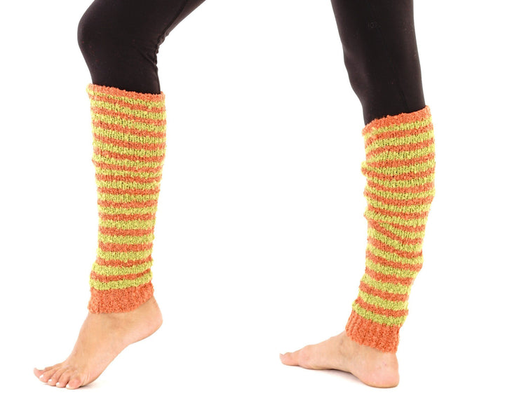 Womens Fuzzy Winter Leg Warmers - Love ShuShi