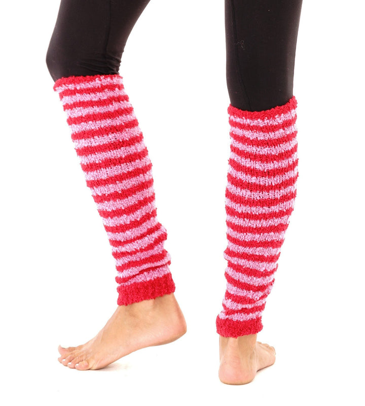 Womens Fuzzy Winter Leg Warmers - Love ShuShi