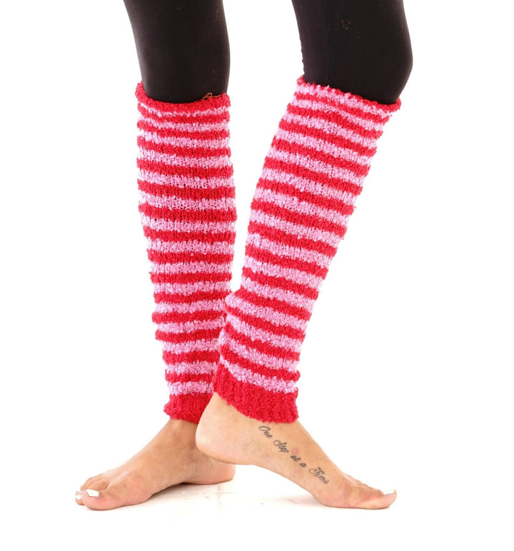 Womens Fuzzy Winter Leg Warmers - Love ShuShi