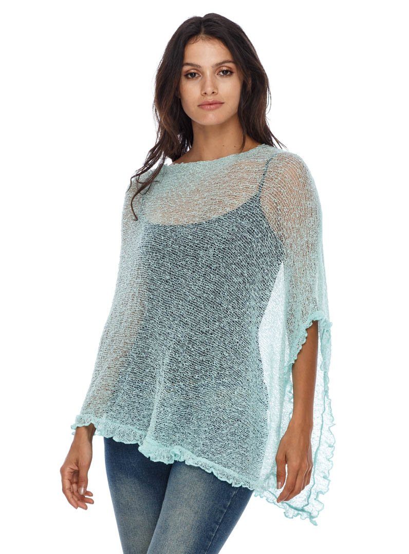 Feminine Flaire Poncho - Love-Shu-Shi