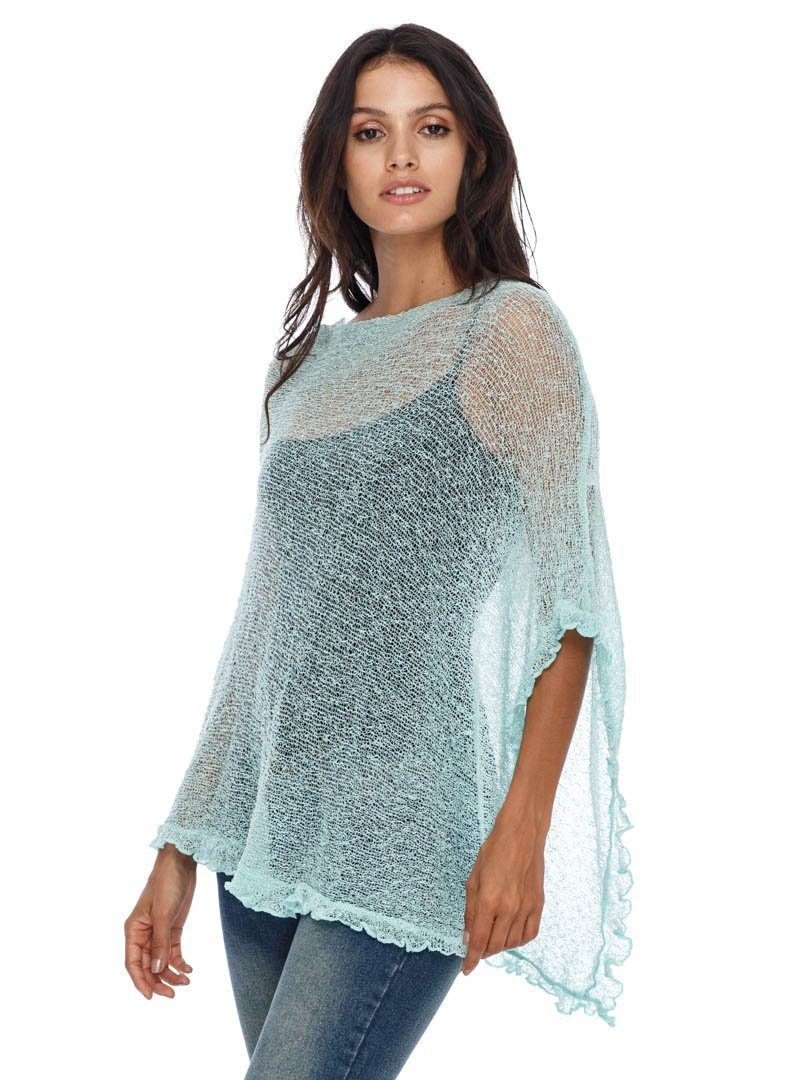 Feminine Flaire Poncho - Love-Shu-Shi