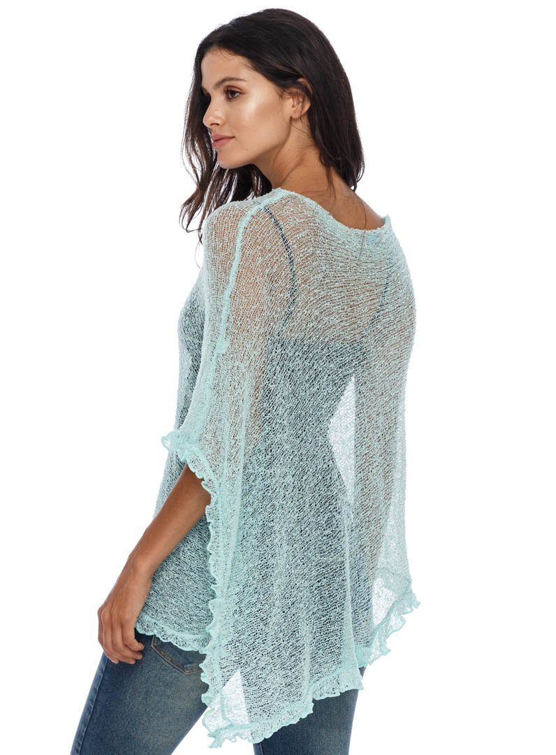 Feminine Flaire Poncho - Love-Shu-Shi