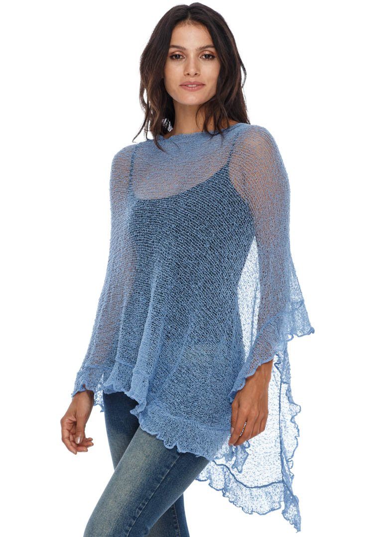 Feminine Flaire Poncho - Love-Shu-Shi