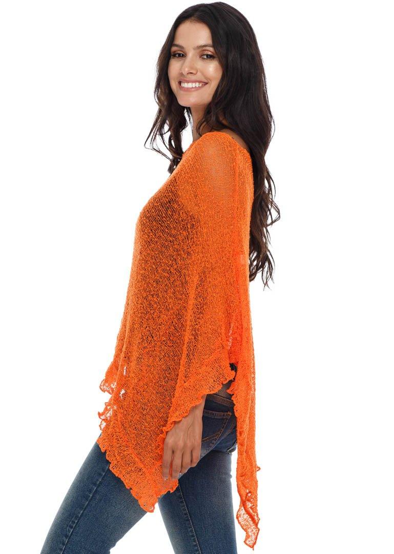 Feminine Flaire Poncho - LOVE SHU SHI