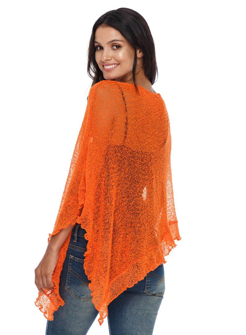 Feminine Flaire Poncho - LOVE SHU SHI