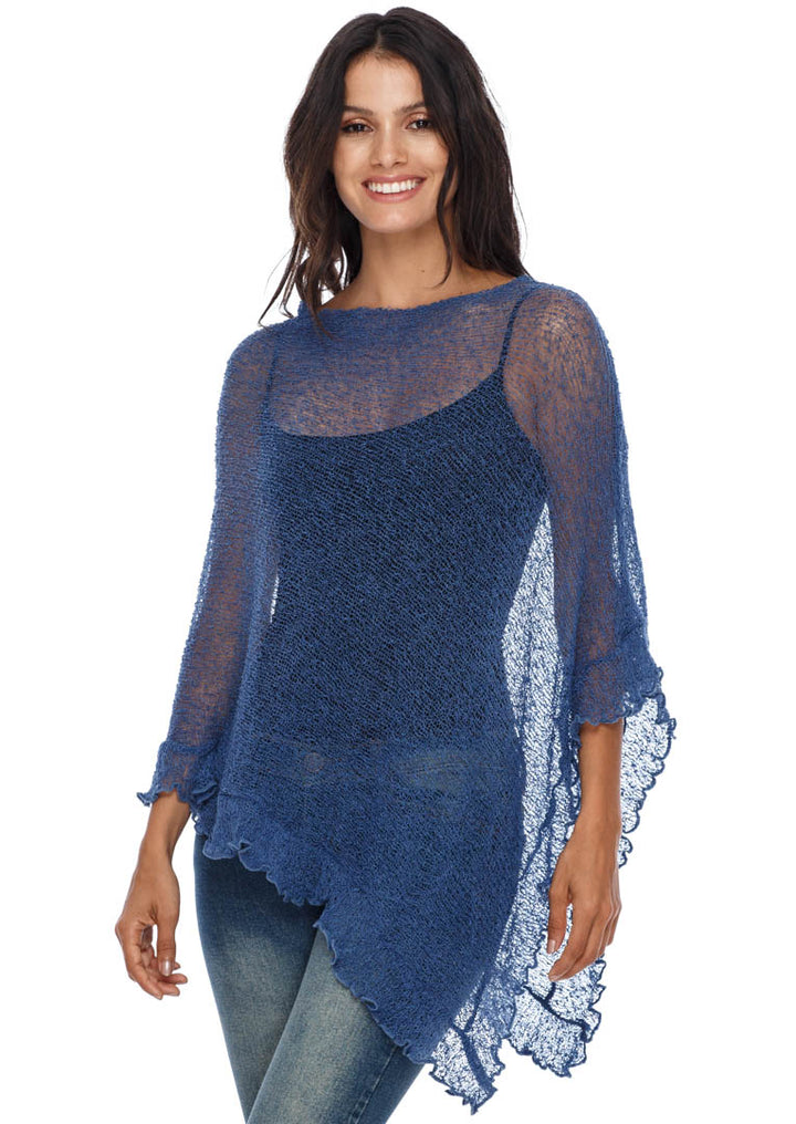 Feminine Flaire Poncho - Love-Shu-Shi