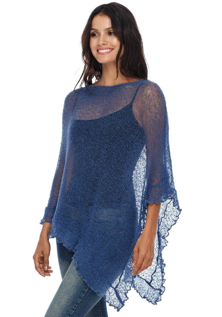 Feminine Flaire Poncho - Love-Shu-Shi