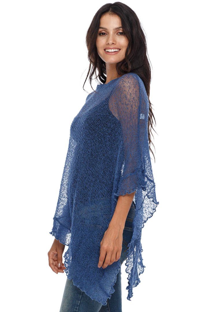 Feminine Flaire Poncho - Love-Shu-Shi