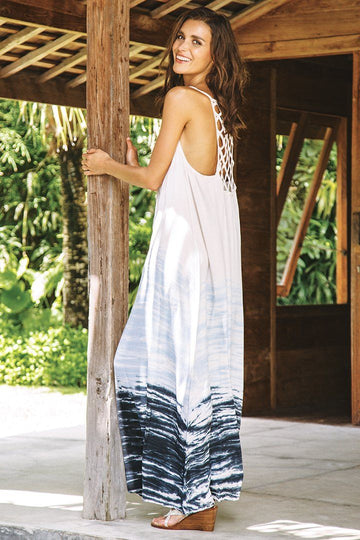 Sea Breeze Long Summer Dress with Detailing - Love-Shu-Shi