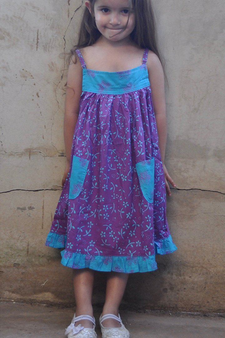 Mutiara Girls Handmade Cotton Dress - Love-Shu-Shi