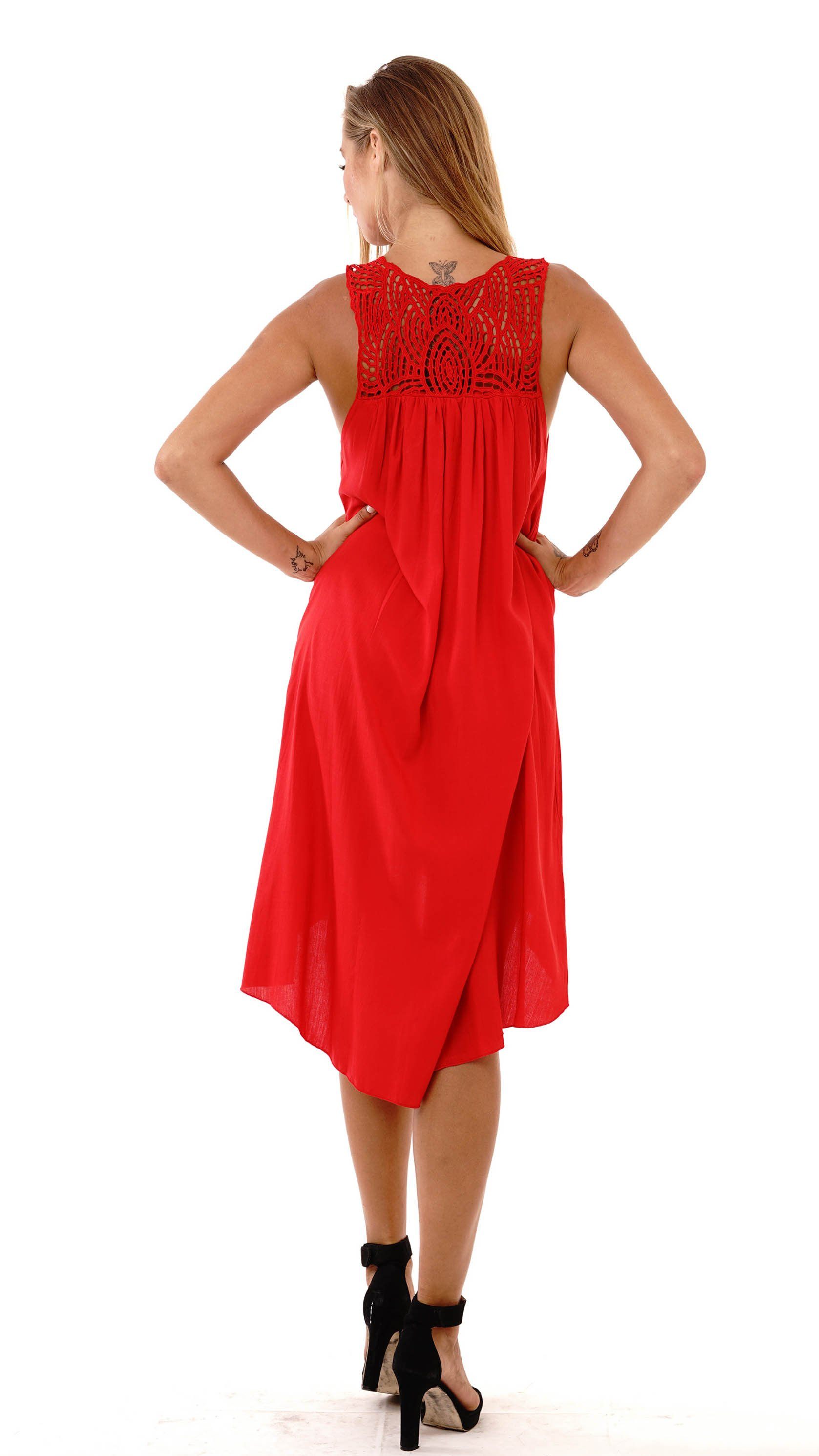 Edie Lacey Short Dress - Love-Shu-Shi-Red Dress