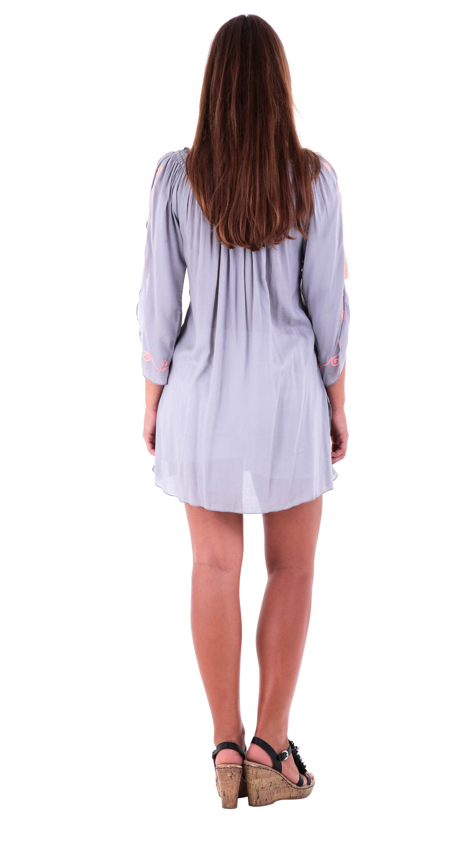 Leah Embroidered Summer Dress - Love-Shu-Shi-Lilac Dress