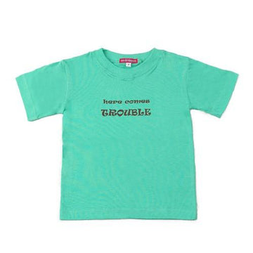 Here Comes Trouble Short Sleeve Children's T-Shirt - Love-Shu-Shi