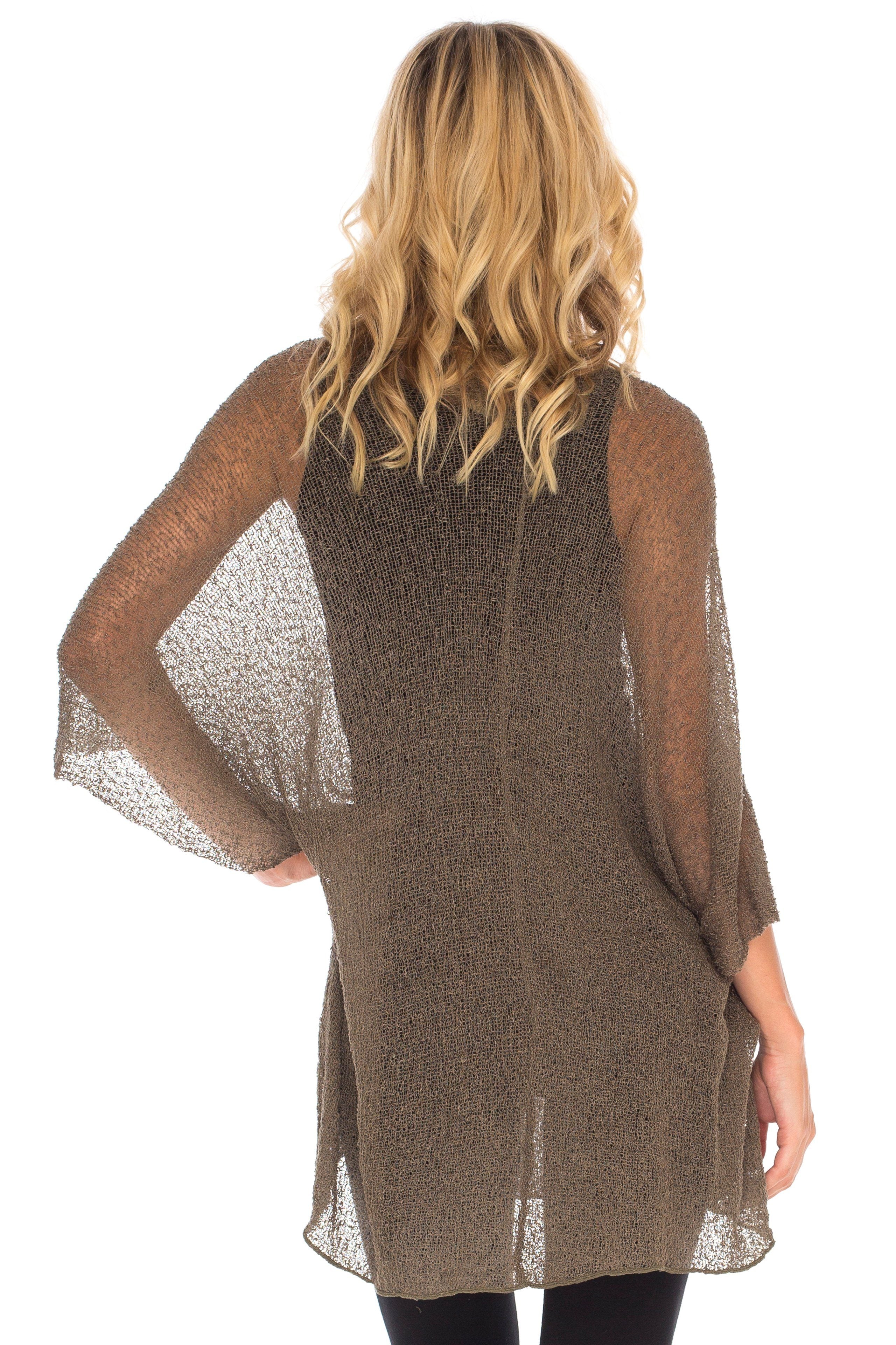 Long Oversized Sheer Cardigan Shrug/ LoveShuShi