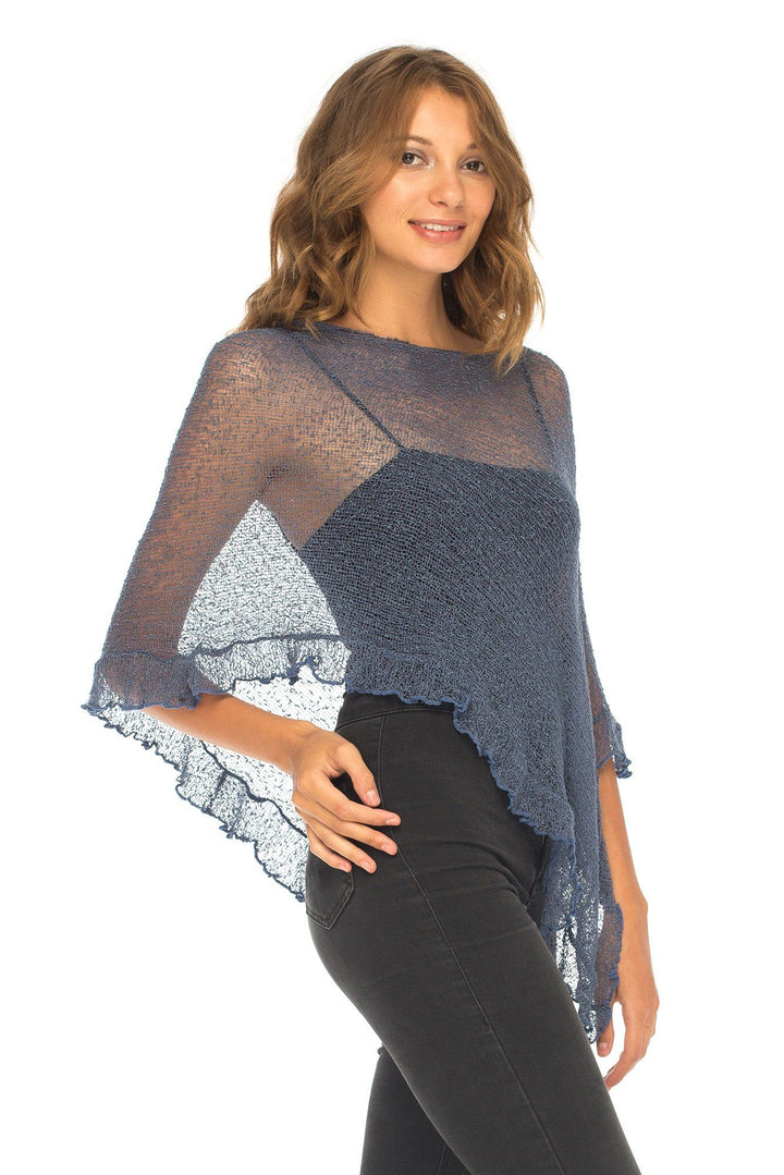 Feminine Flaire Poncho - Love-Shu-Shi