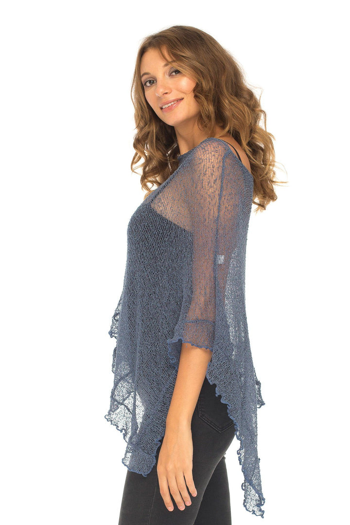 Feminine Flaire Poncho - Love-Shu-Shi