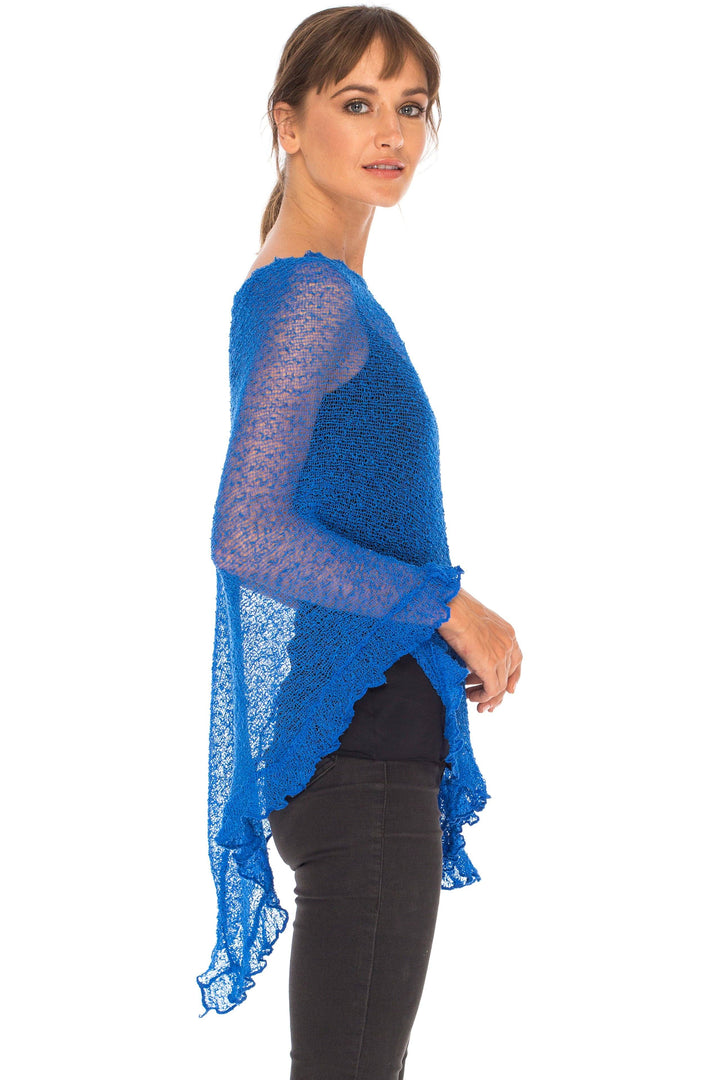 Feminine Flaire Poncho - Love-Shu-Shi