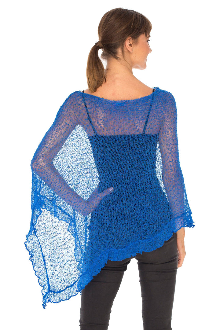 Feminine Flaire Poncho - Love-Shu-Shi