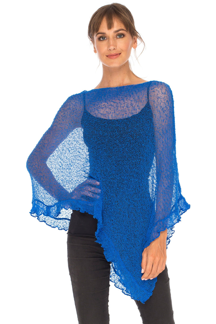 Feminine Flaire Poncho - Love-Shu-Shi