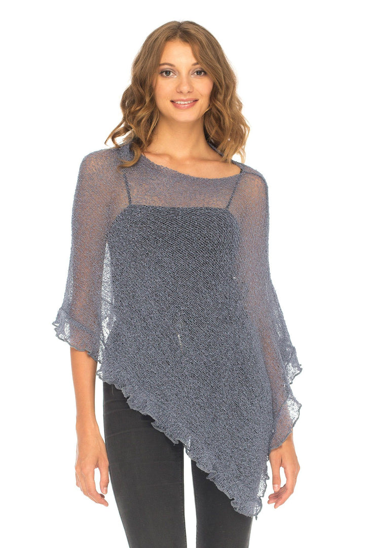 Feminine Flaire Poncho - Love-Shu-Shi