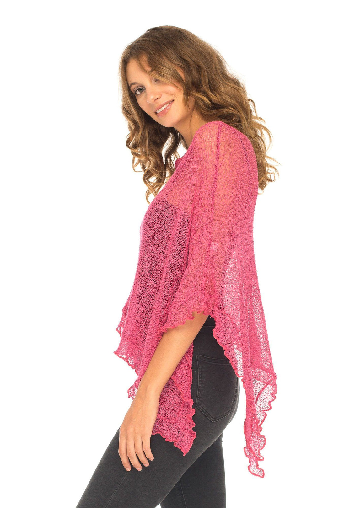 Feminine Flaire Poncho - Love-Shu-Shi