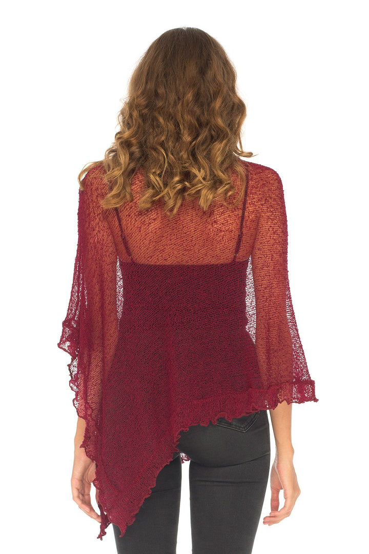 Feminine Flaire Poncho - Love-Shu-Shi