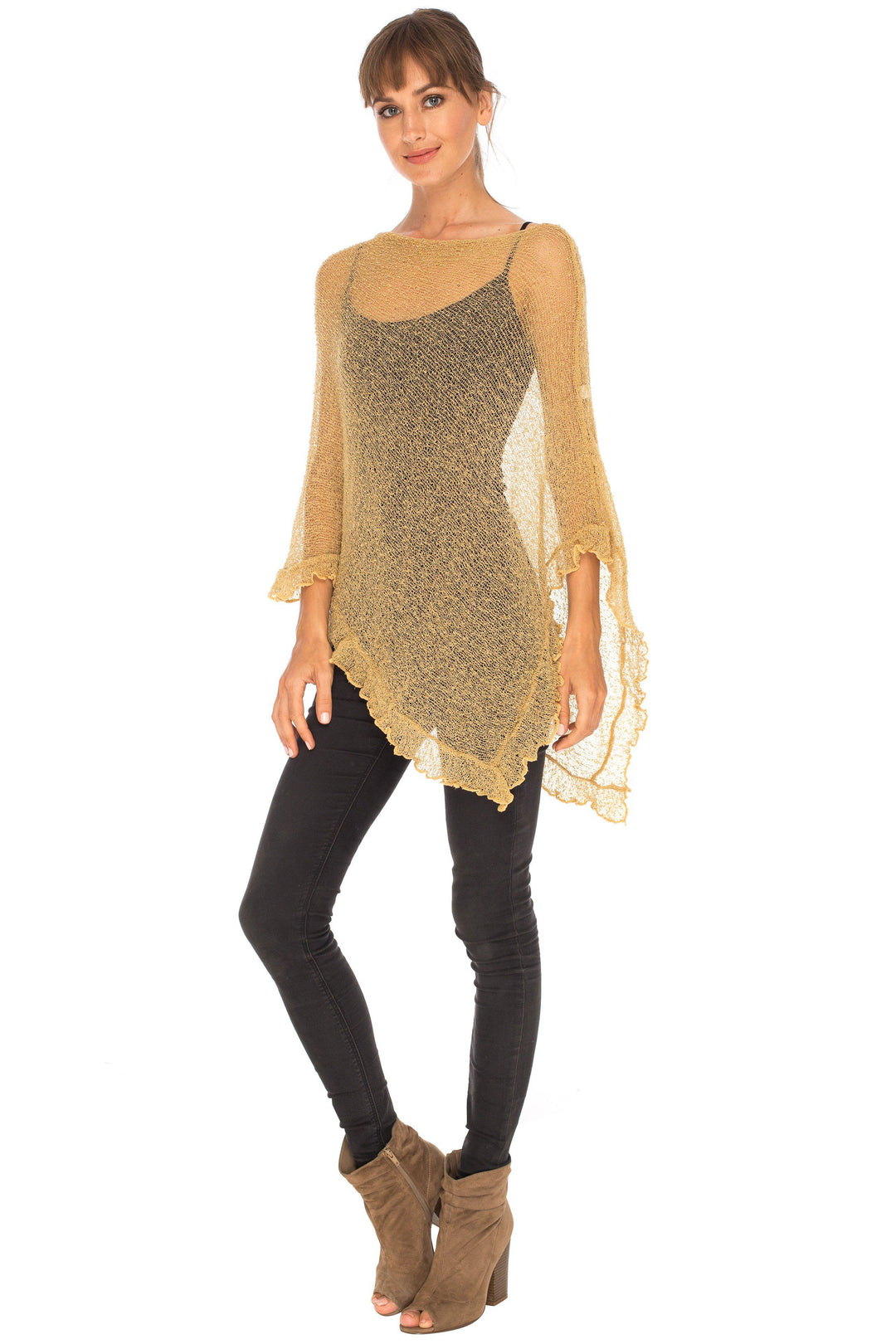 Feminine Flaire Poncho - Love-Shu-Shi