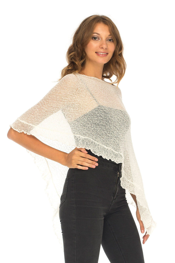 Feminine Flaire Poncho - Love-Shu-Shi