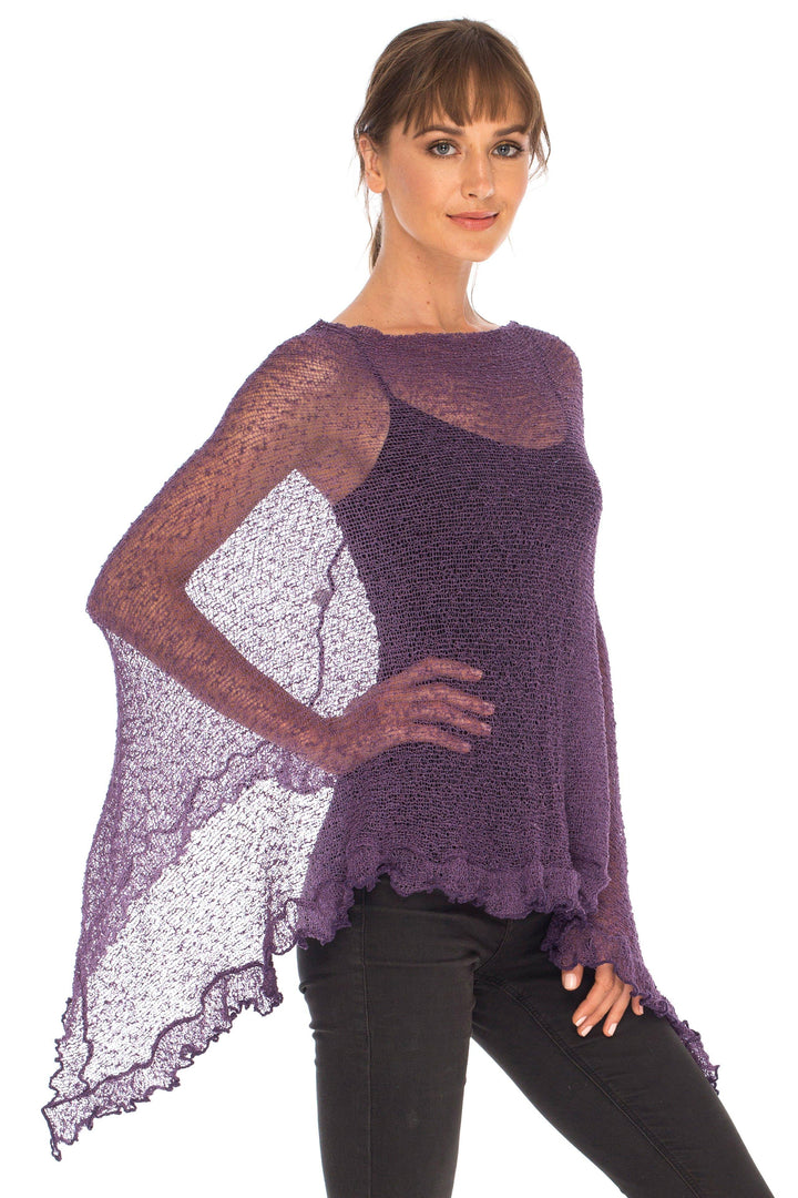 Feminine Flaire Poncho - Love-Shu-Shi