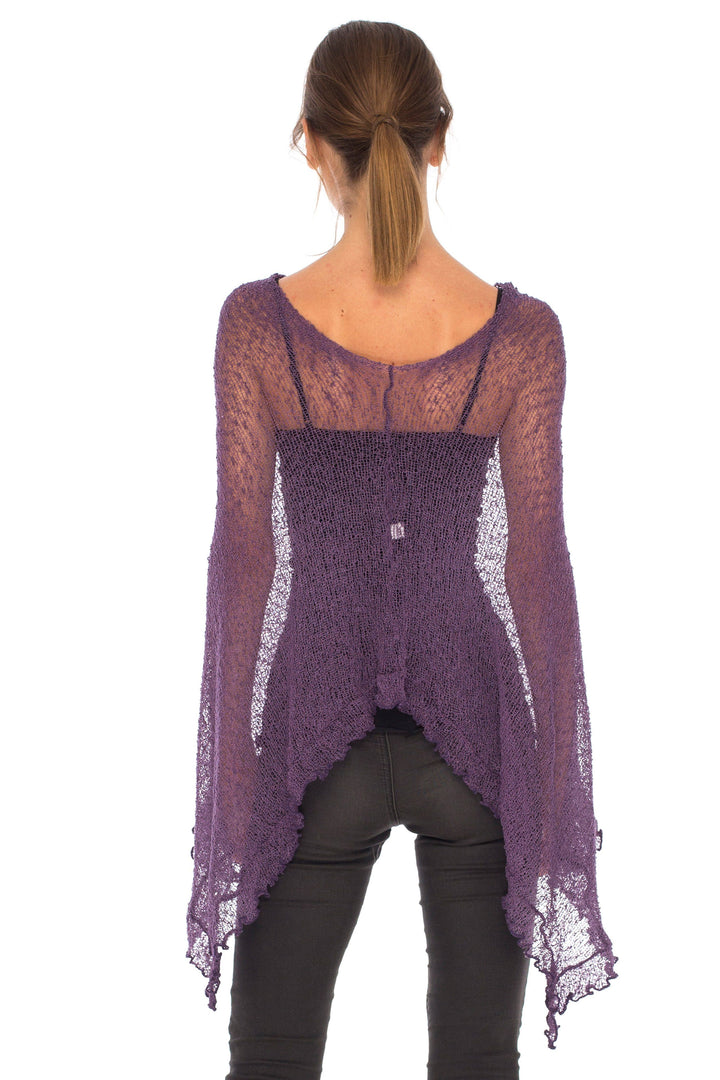 Feminine Flaire Poncho - Love-Shu-Shi