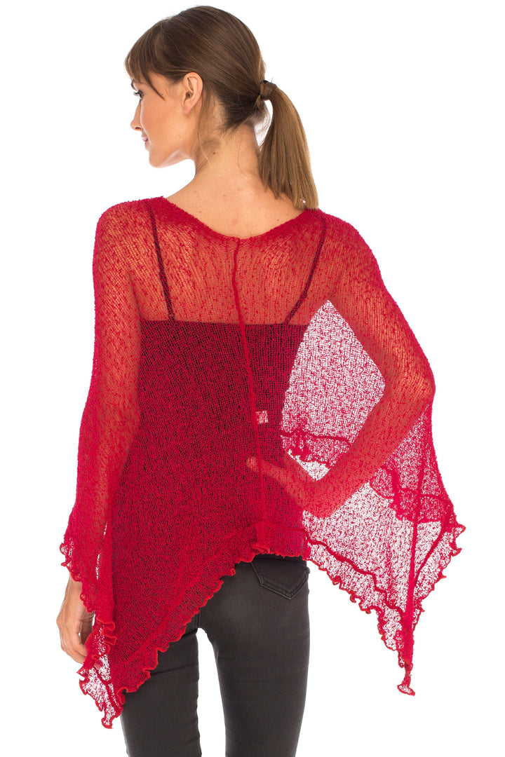 Feminine Flaire Poncho - Love-Shu-Shi