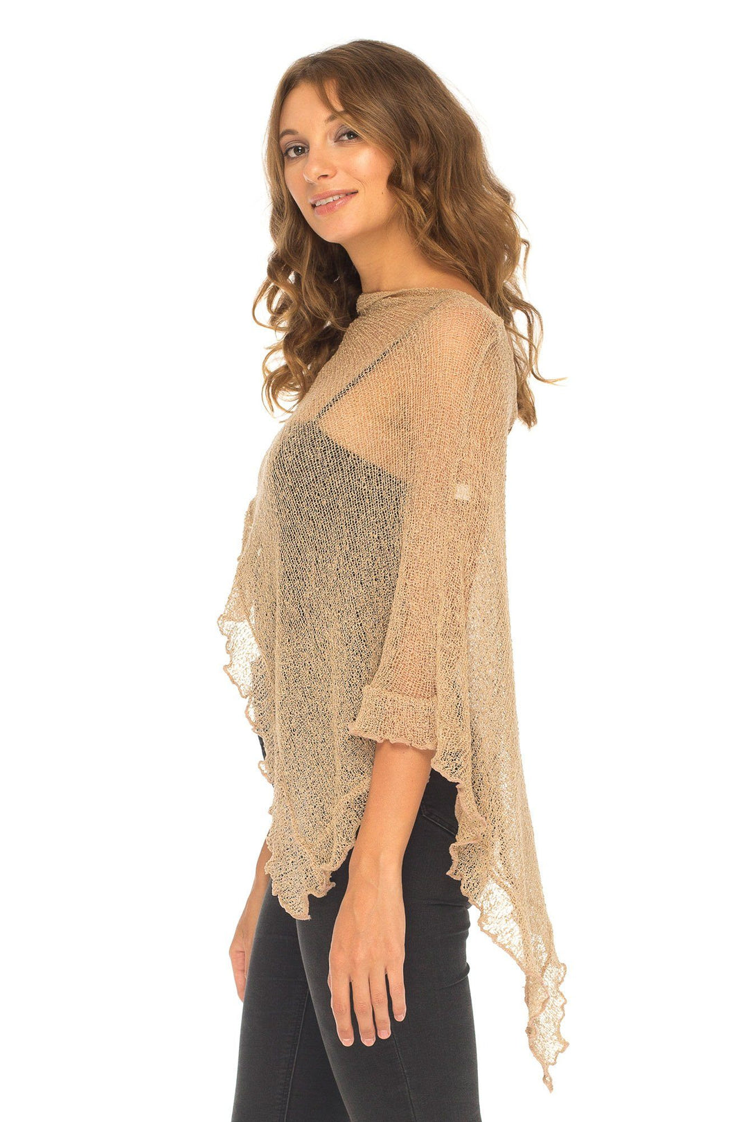 Feminine Flaire Poncho - Love-Shu-Shi