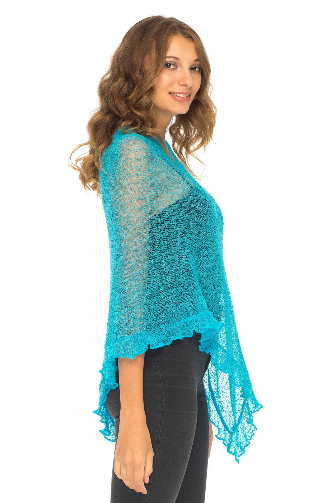 Feminine Flaire Poncho - Love-Shu-Shi